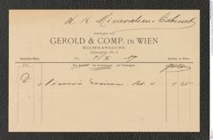 k.k. naturhistorisches Hofmuseum, Intendanzakten 1885-1896 (Hauer), Aktenzahl Z.395/1890, Seite 2